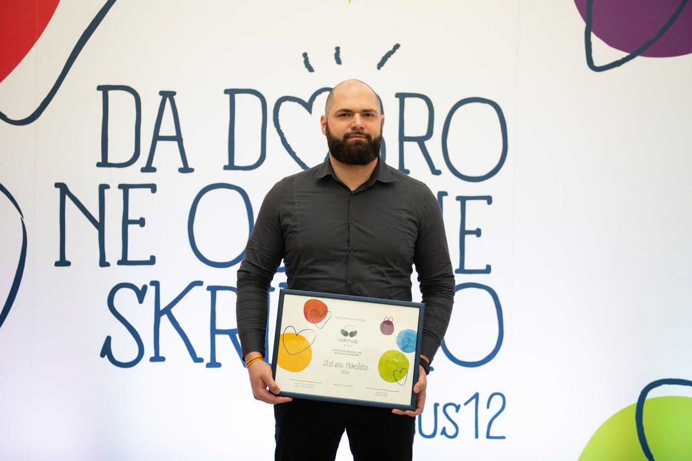 Stefan Nikolić, founder of Dobro Delo